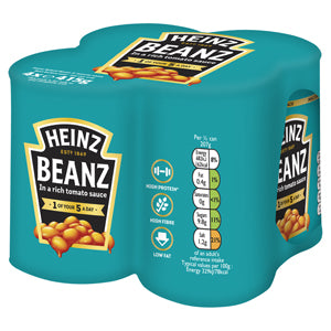Heinz Baked Beans 415g, 4-pack