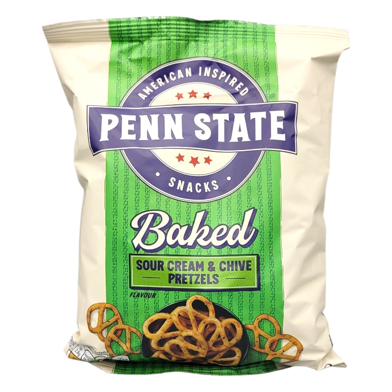 Penn State sour cream and chive pretzels