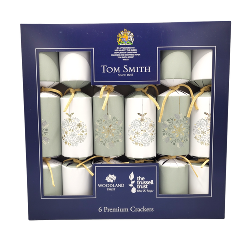 Tom Smith Classic Silver Premium Crackers, 6-pack