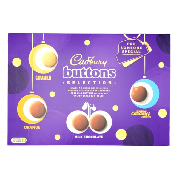 Cadbury Buttons Selection Box, 375g
