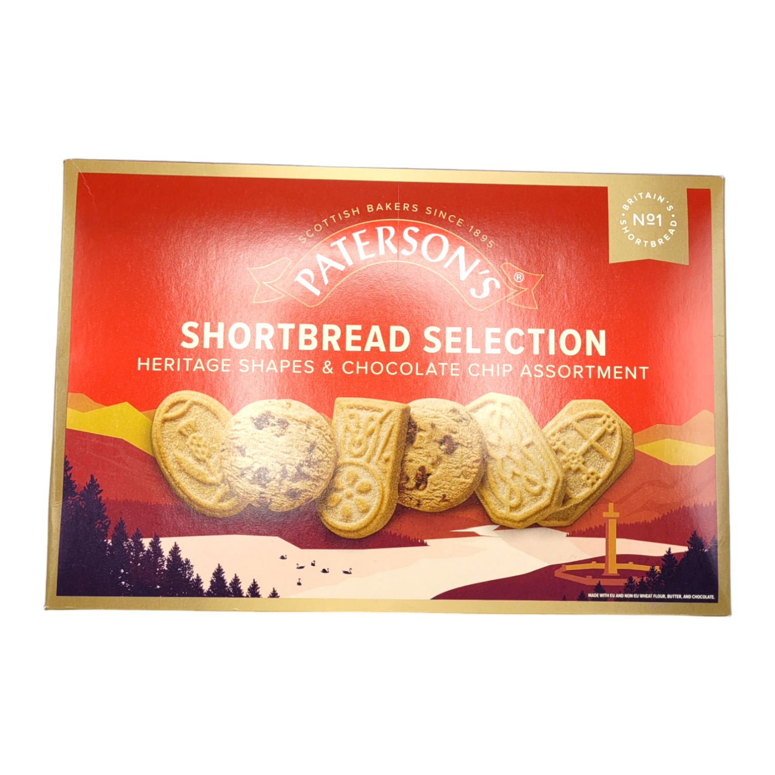Paterson's Heritage Chocolate Chip Shortbread, 500g
