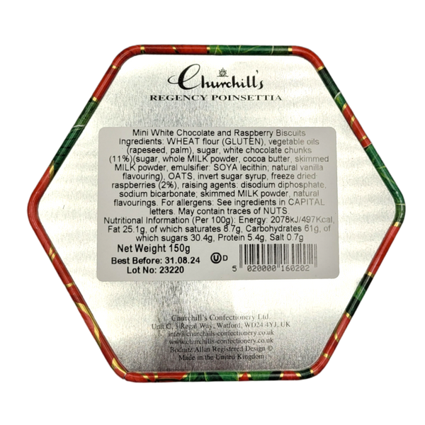 Churchill's Regency Poinsettia Tin, 150g