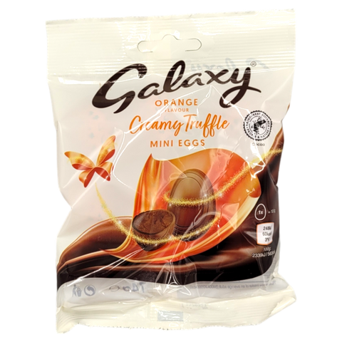 Galaxy Orange Creamy Truffle Mini Eggs, 74g