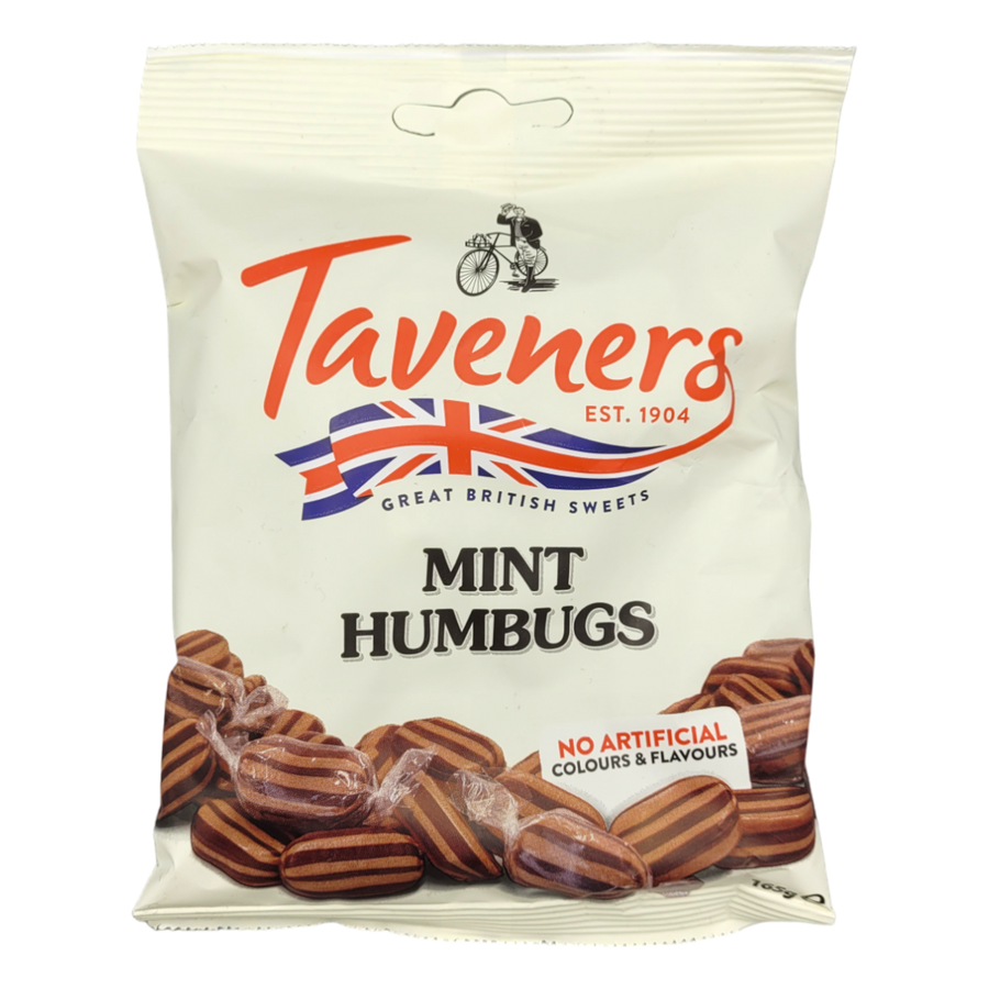 Taveners Mint Humbugs 165g