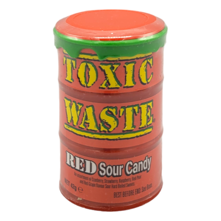 Toxic Waste, Red sour candy, 42g