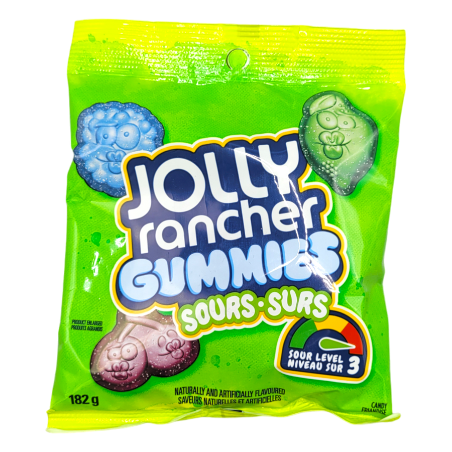 Jolly Rancher Gummies Sours Original, 182g