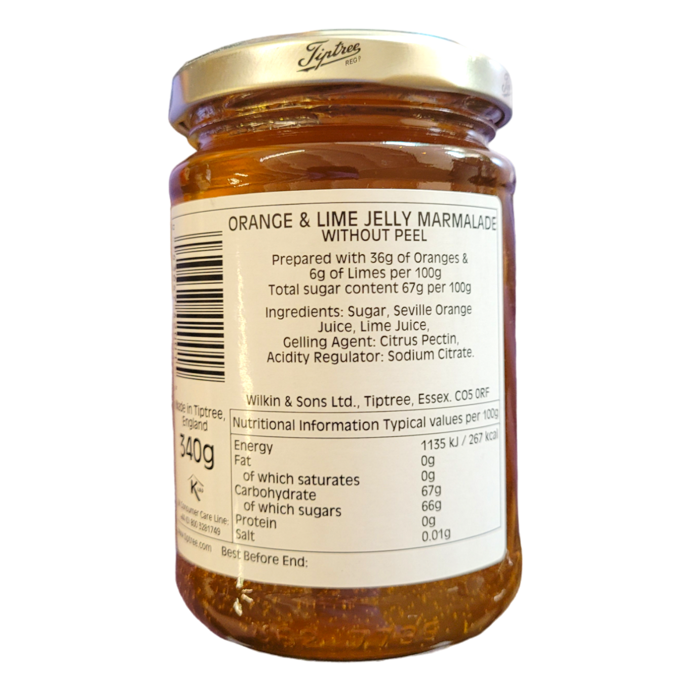 Tiptree Orange and Lime, 340g