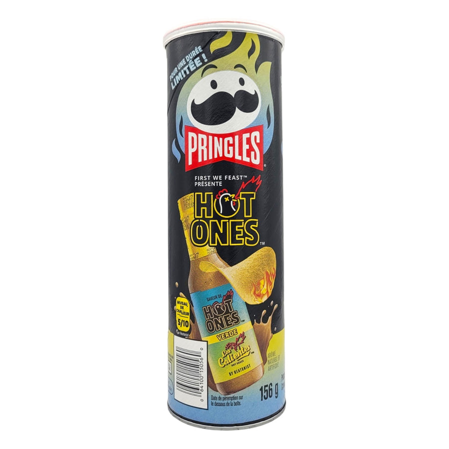 Pringles Hot Ones Los Calientes Verde 156g