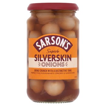 Sarson's Medium and Tangy Silverskin Onions 460g