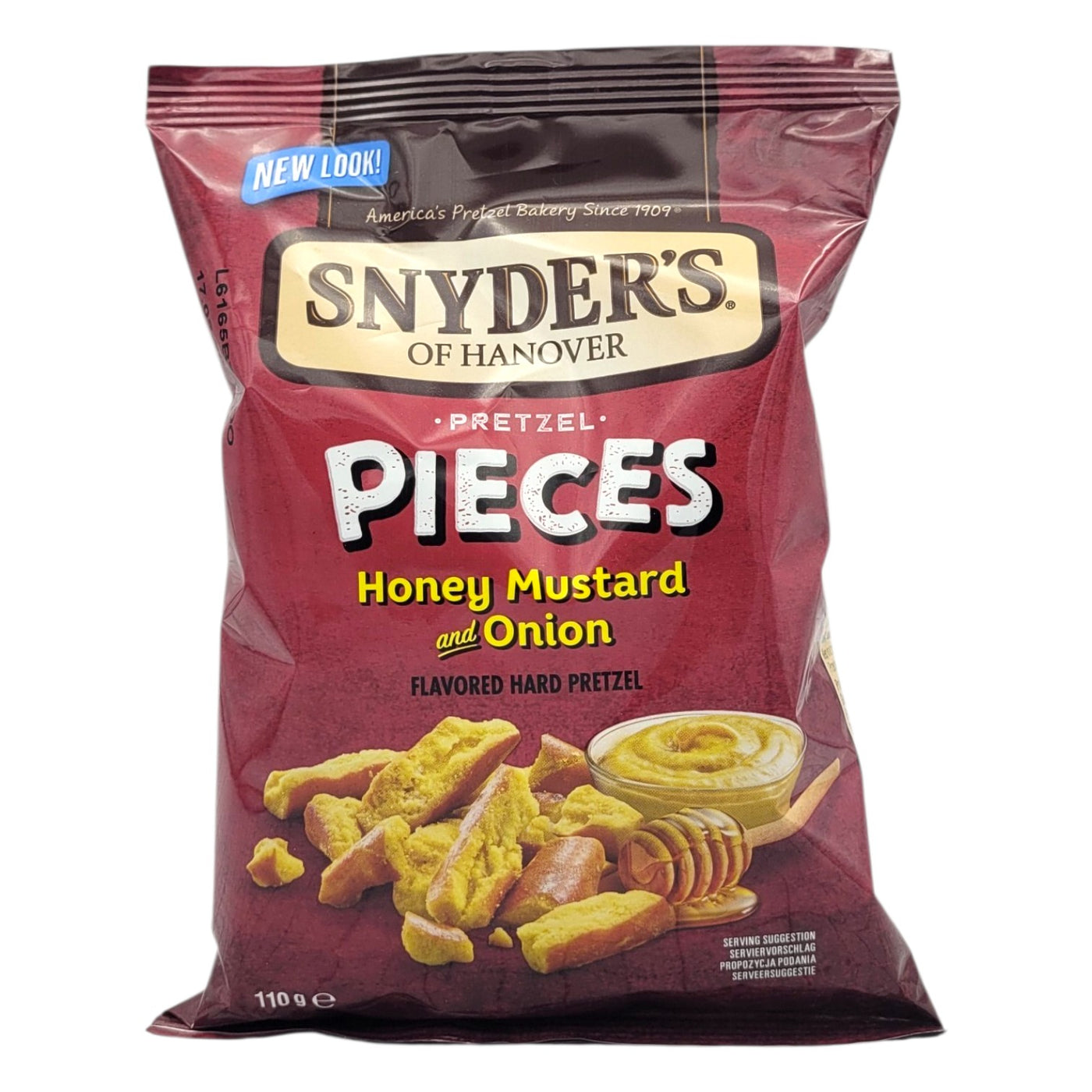 Snyders Pretzel Pieces Honey Mustard  and  Onion 110g