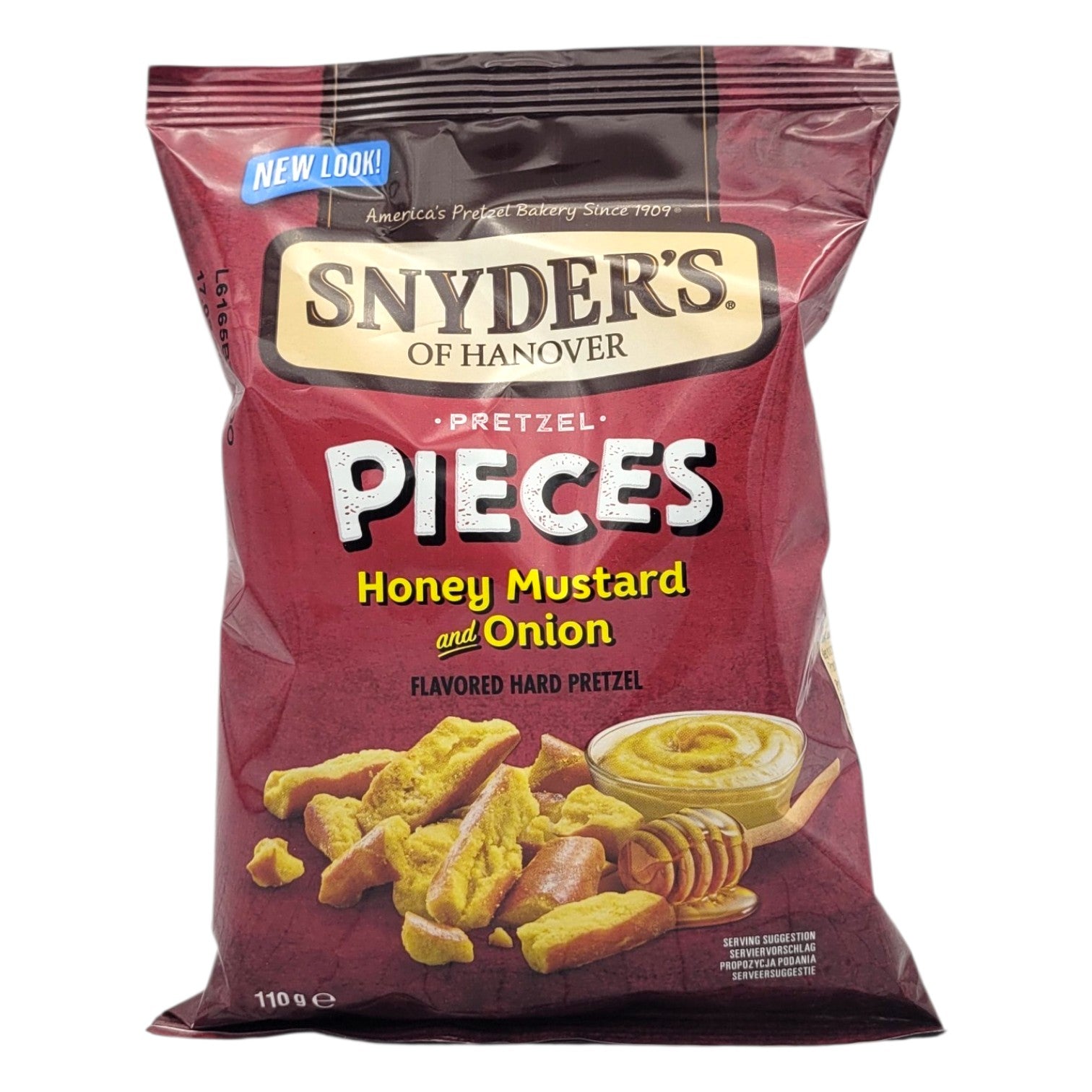 Snyders Pretzel Pieces Honey Mustard  and  Onion 110g
