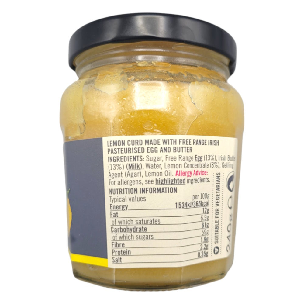 SuperValu Signature Lemon Curd 240g Ingredients