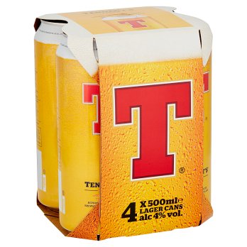 Tennent's Lager, 4-pack, 4x500ml