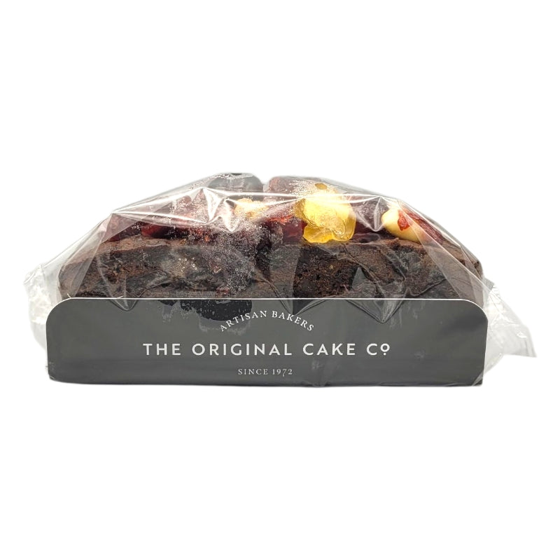 The original cake co., Jewel topped rich fruit cake, 210g side view
