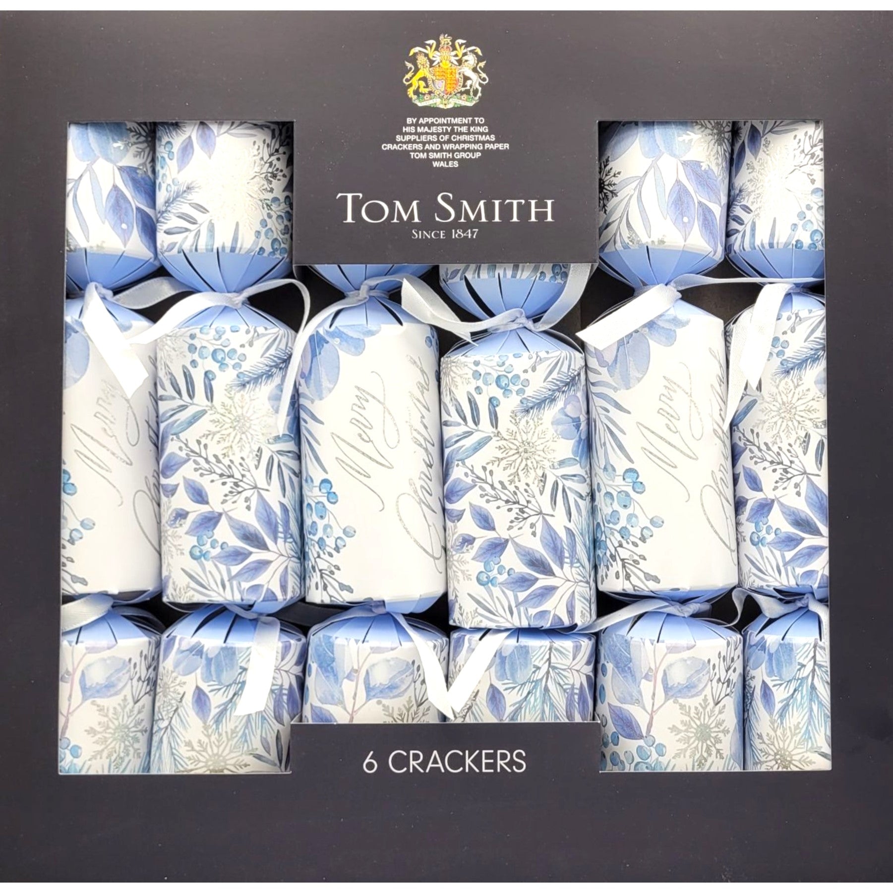 Tom Smith Christmas Crackers Winter Woodland, 6-pack