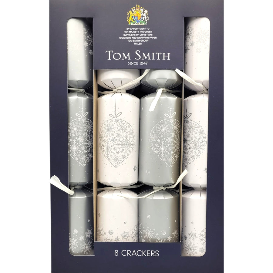 Tom Smith Silver Family Crackers 8-pack