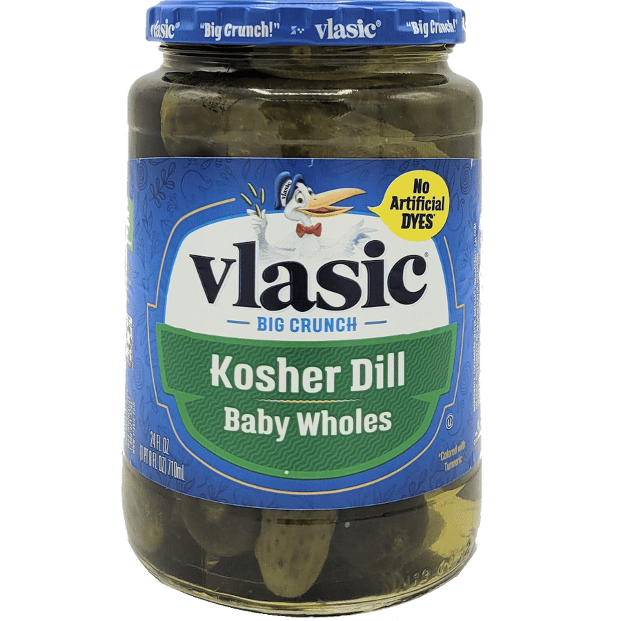 Vlasic Whole Kosher Baby Dills, 710ml