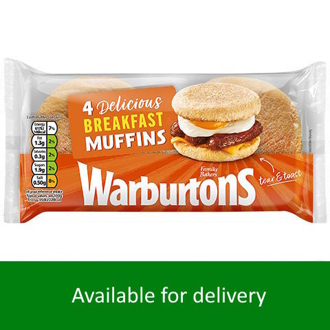 Warburtons Toasting Muffins Breakfast