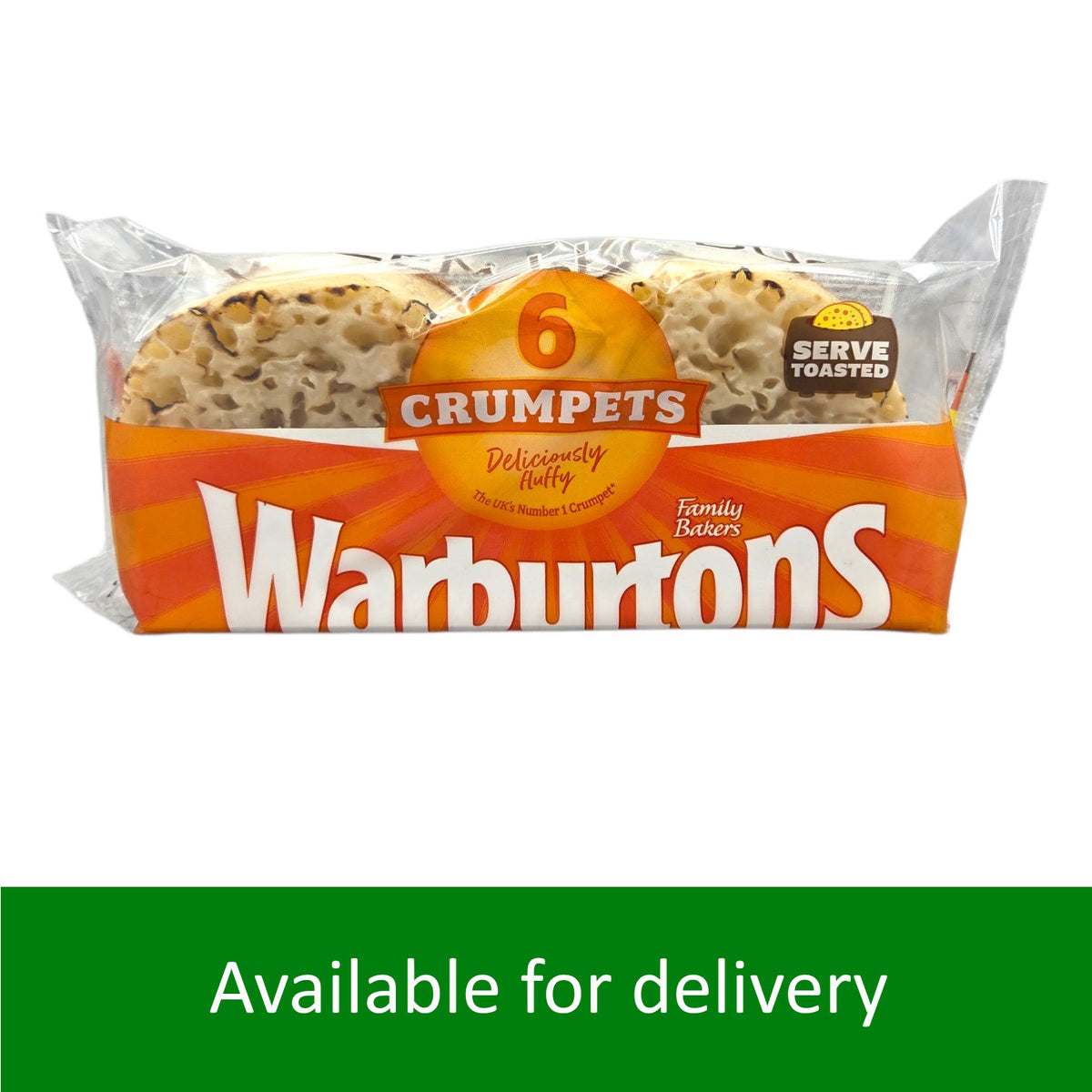 Warburtons Crumpets 6-pack