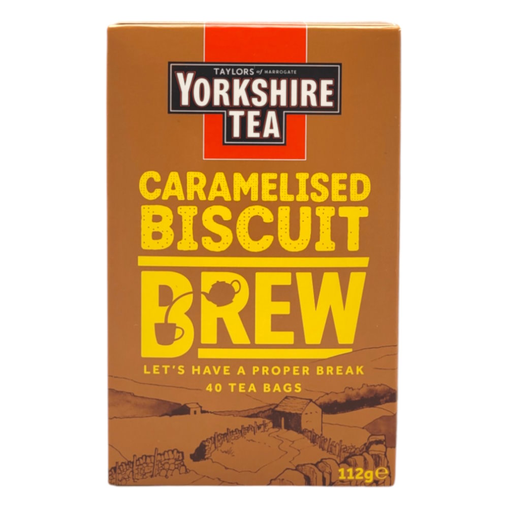 Yorkshire Caramelised Biscuit Brew Tea Bags 40