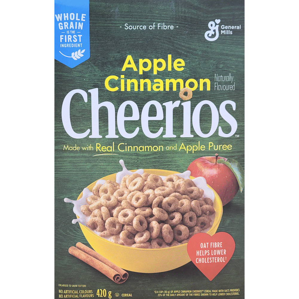 General Mills Cheerios Apple Cinnamon, 420g