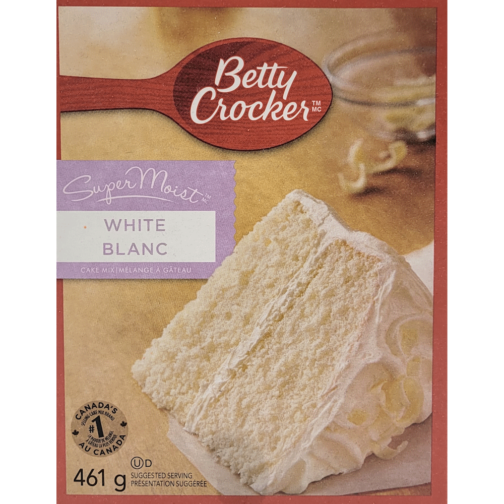 Betty Crocker Super Moist White Cake Mix, 432g
