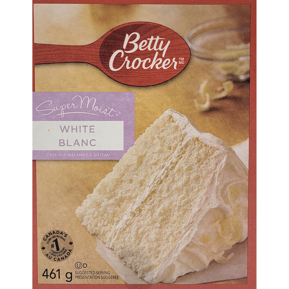 Betty Crocker Super Moist White Cake Mix, 432g A Taste of Home Haarlem