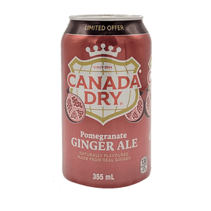 Canada Dry Pomegranate Ginger Ale, 355ml
