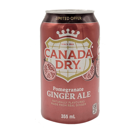 Canada Dry Pomegranate Ginger Ale, 355ml