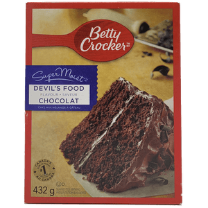 Betty Crocker Super Moist Devils Food Cake Mix, 432g