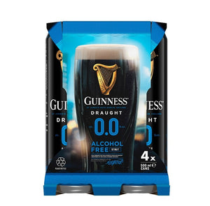 Draught Guinness Zero, 500ml 4-pack