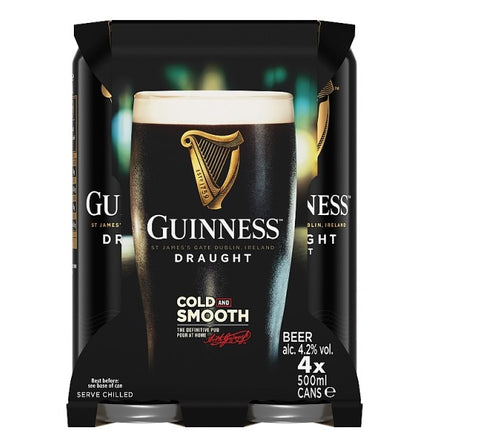 Draught Guinness 500ml 4-pack