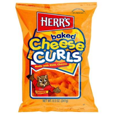 Herr's Baked Cheese Curls 199g