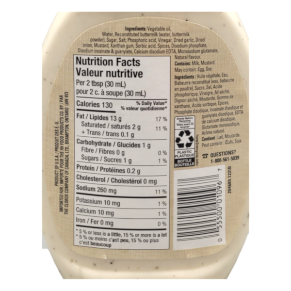 Hidden Valley Ranch Sauce 473ml