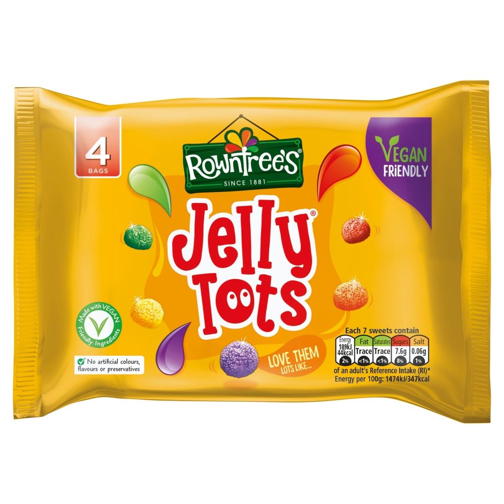 Rowntree's Jelly Tots, 4-pack