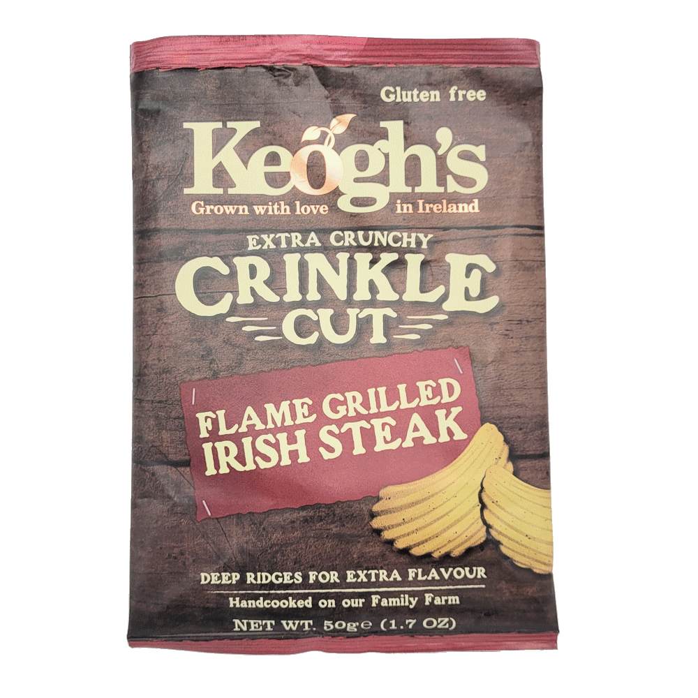 Keogh's Flame Grilled Steak Crinkle, 50g