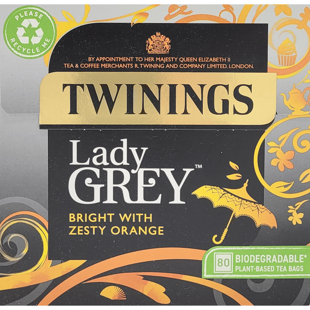 Twinings Lady Grey 80 bags, 200g