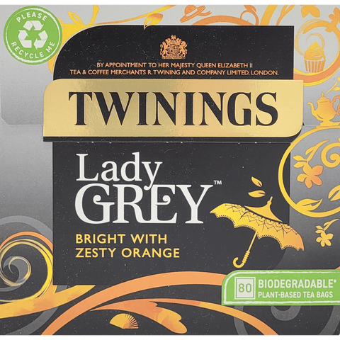 Twinings Lady Grey 80 bags, 200g