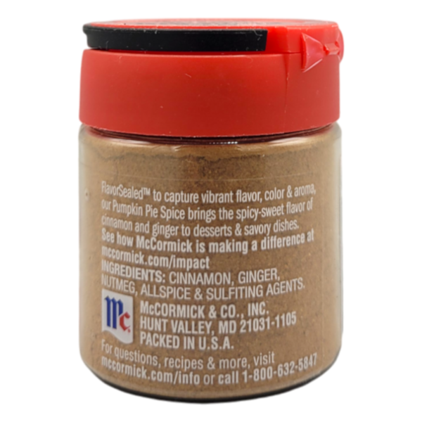 Mccormick Pumpkin Pie Seasoning McCormick Pumpkin Pie Spice, 31g