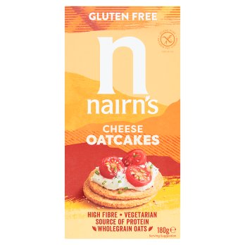 Nairns Glutenfree Oatcakes Cheese, 180g