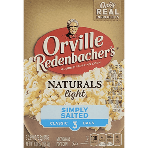 Orville Redenbacher's Popcorn Lite Salted, 3-pack, 228g