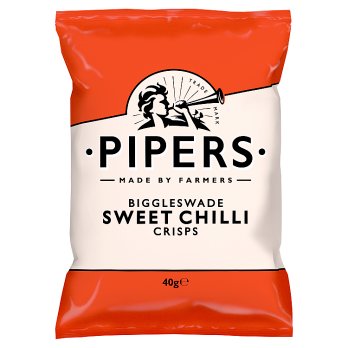 Pipers Sweet Chilli Crisps, 40g
