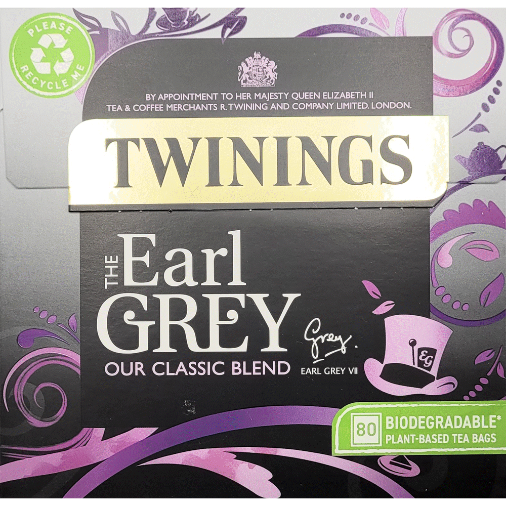 Twinings Earl Grey, 80 bags