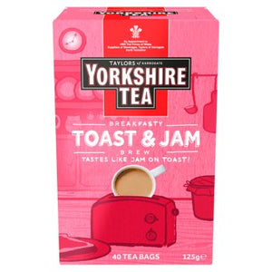 Taylors of Harrogate Yorkshire Tea Toast & Jam Brew 40 Tea Bags 125g