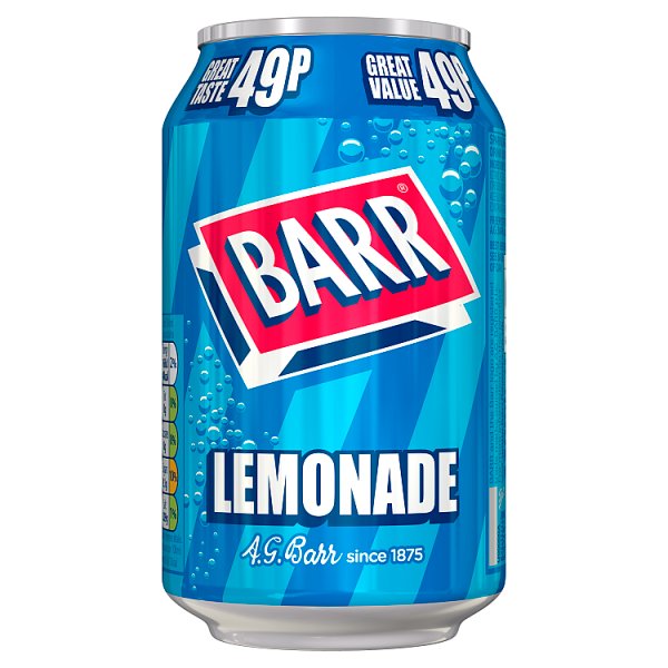 Barr Lemonade Cans 330ml