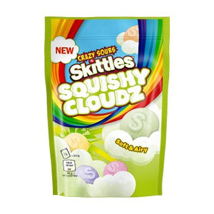 Skittles Squishy Cloudz Crazy Sour Sweets Bag 94g