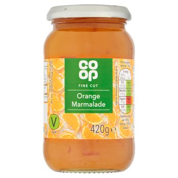 Co-Op Fine Cut Orange Marmalade, 420g