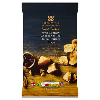Co-Op Irresistible Mature Cheddar and Onion, 150g