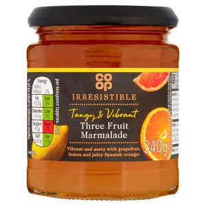 Co-Op Irresistible 3 Fruit Marmalade 340g
