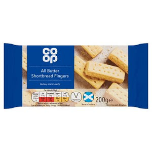 Co-op All Butter Shortbread Fingers 200g